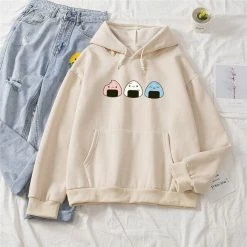 Apparel Sushi Onigiri Part-Cotton Hoodie