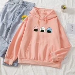 Apparel Sushi Onigiri Part-Cotton Hoodie