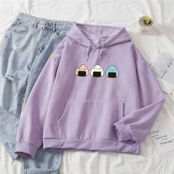 Apparel Sushi Onigiri Part-Cotton Hoodie