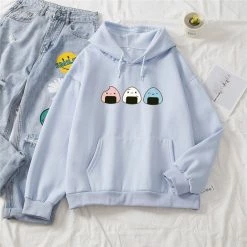 Apparel Sushi Onigiri Part-Cotton Hoodie