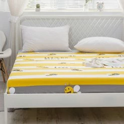 Home Decor Home & Pets Sweet Honey Bees Fitted Bedsheet