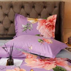 Home Decor Sweet Romantic Dahlia Flower Supreme Bedding Set