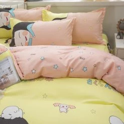 Home Decor Sweet Strawberry And Cute Peach Print Bedding Set Home & Pets