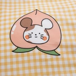 Home Decor Sweet Strawberry And Cute Peach Print Bedding Set Home & Pets