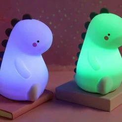 Home Decor Tato And Tate The Dino Lovers LED Night Light