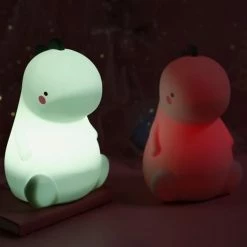Home Decor Tato And Tate The Dino Lovers LED Night Light