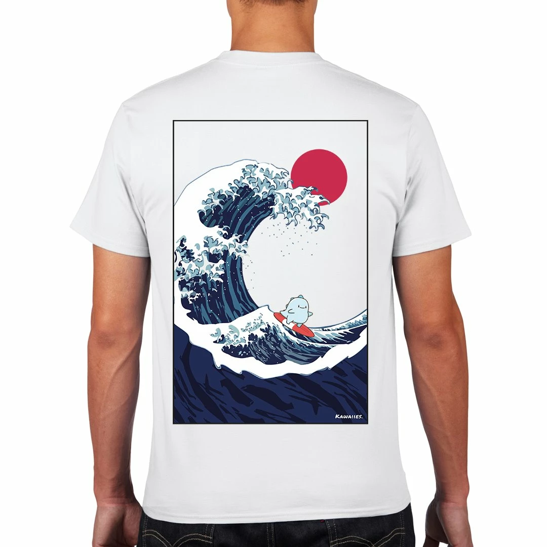Apparel Tato Surfing The Great Wave Square Tee 3 Apparel Tato Surfing The Great Wave Square Tee