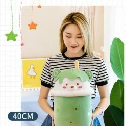 Soft Toy Teddy Bear Bubble Tea Cup Plush & Toys