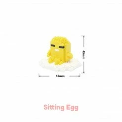 Build It Food & Drinks The Chill Lazy Egg Nano Building Blocks