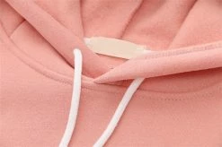 Apparel Three Kawaii Cats Long Sleeve Two-Tone Cotton Hoodie