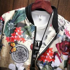 Apparel Timeless Floral Butterflies Jacket