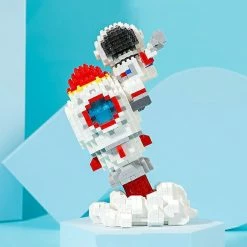 Build It To The Moon Astronaut Rocket Launch Nano Building Sets