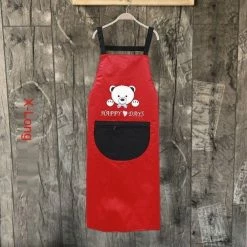 Home Decor Very Cute And Extra Long Teddy Apron Kitchen Linen
