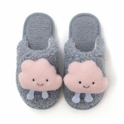 Apparel Warm Fluffy Cloud Plush Slippers