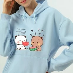 Apparel Watermelon Bears Part-Cotton Hoodie