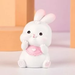 Toys White Bunny Figurines Collectibles Plush & Toys