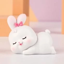 Toys White Bunny Figurines Collectibles Plush & Toys
