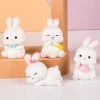 Toys White Bunny Figurines Collectibles Plush & Toys