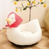 Home Decor White Duck With Red Scarf Cat Dog Bed Sea Animals 2 Home Decor White Duck With Red Scarf Cat Dog Bed Sea Animals