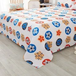 Home Decor White Floral Illustration Supreme Bedding Set Home & Pets