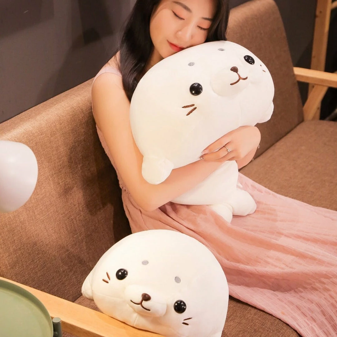 Soft Toy White Seal Plushies Plush & Toys 4 Soft Toy White Seal Plushies Plush & Toys