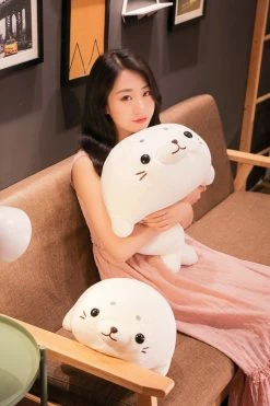 Soft Toy White Seal Plushies Plush & Toys 15 Soft Toy White Seal Plushies Plush & Toys
