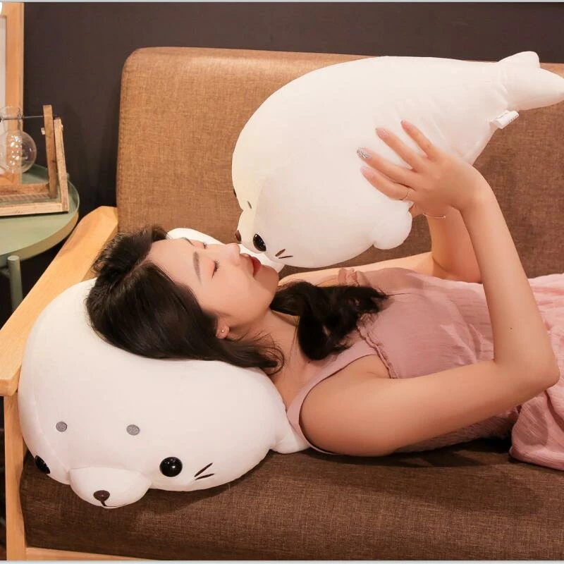 Soft Toy White Seal Plushies Plush & Toys 8 Soft Toy White Seal Plushies Plush & Toys