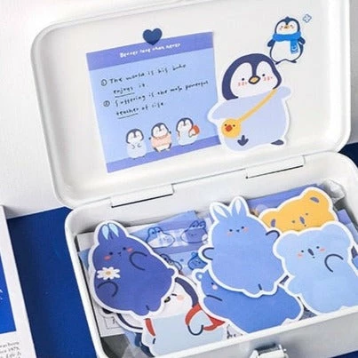 Accessories Winter Friends Stickers And Memo Set Sea Animals 15 Accessories Winter Friends Stickers And Memo Set Sea Animals