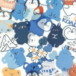 Accessories Sea Animals Winter Friends Stickers Set 30 Accessories Sea Animals Winter Friends Stickers Set