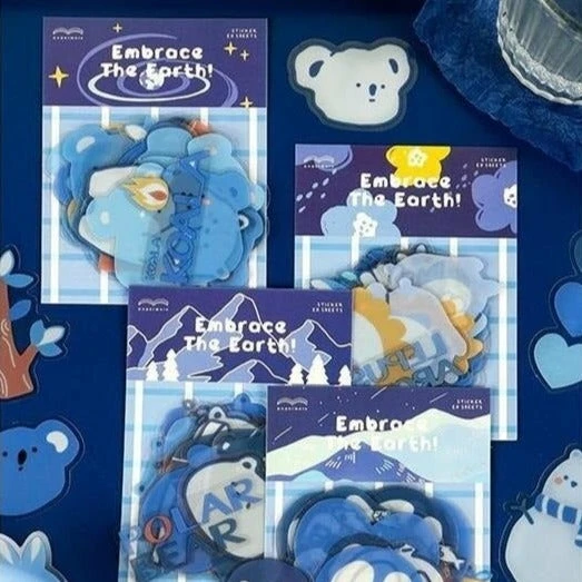 Accessories Sea Animals Winter Friends Stickers Set 18 Accessories Sea Animals Winter Friends Stickers Set