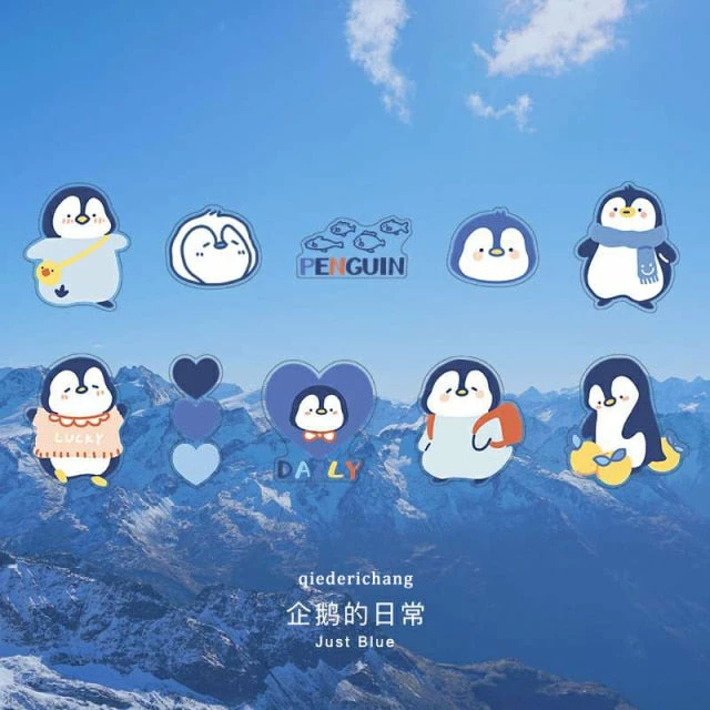 Accessories Sea Animals Winter Friends Stickers Set 5 Accessories Sea Animals Winter Friends Stickers Set