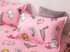 Home Decor Wish You Always Smile Zoo Day Out Bedding Set Sea Animals