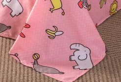 Home Decor Wish You Always Smile Zoo Day Out Bedding Set Sea Animals