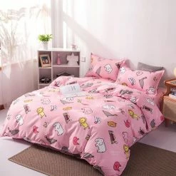 Home Decor Wish You Always Smile Zoo Day Out Bedding Set Sea Animals