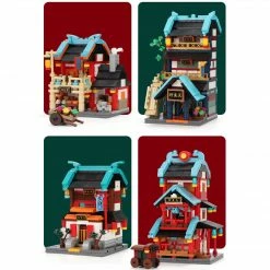 Build It Yanping Streets Stores Set 2 Buildings