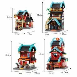 Build It Yanping Streets Stores Set 2 Buildings
