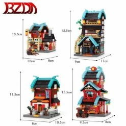 Build It Yanping Streets Stores Set 2 Buildings