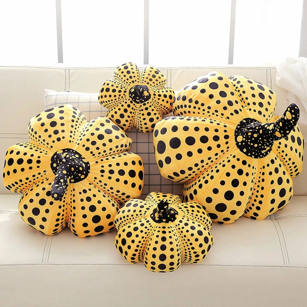Soft Toy Plush & Toys Yayoi Kusama Halloween Pumpkin Plushies 5 Soft Toy Plush & Toys Yayoi Kusama Halloween Pumpkin Plushies