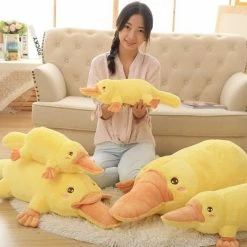 Soft Toy Plush & Toys Yellow Kawaii Long Snuggly Platypus Plushie