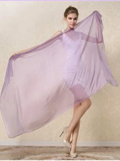 Apparel Pure Silk Transparent Extra Large Scarf