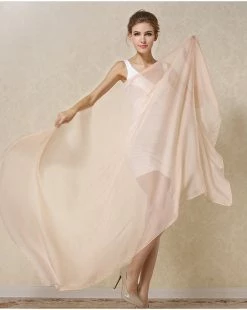 Apparel Pure Silk Transparent Extra Large Scarf