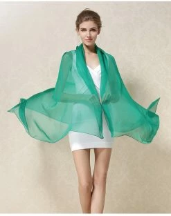 Apparel Pure Silk Transparent Extra Large Scarf