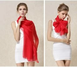 Apparel Pure Silk Transparent Extra Large Scarf