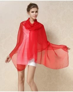 Apparel Pure Silk Transparent Extra Large Scarf