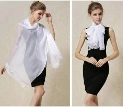 Apparel Pure Silk Transparent Extra Large Scarf