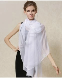 Apparel Pure Silk Transparent Extra Large Scarf