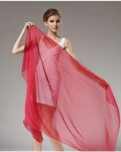 Apparel Pure Silk Transparent Extra Large Scarf