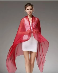 Apparel Pure Silk Transparent Extra Large Scarf