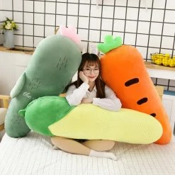 Soft Toy Long Snuggly Vegetables Fruits Plushie Collection Plush & Toys 22 Soft Toy Long Snuggly Vegetables Fruits Plushie Collection Plush & Toys