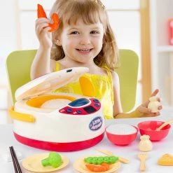 Toys Plush & Toys Electric Rice Cooker Interactive Kitchen Children Toy With Steam